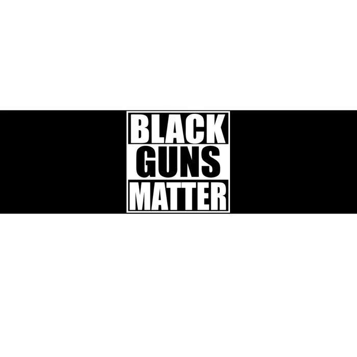 Black Guns Matter 2nd Amendment Bumper Sticker