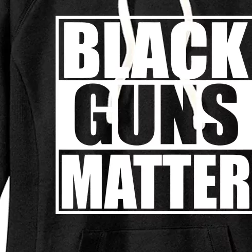 Black Guns Matter 2nd Amendment Women's Fleece Hoodie