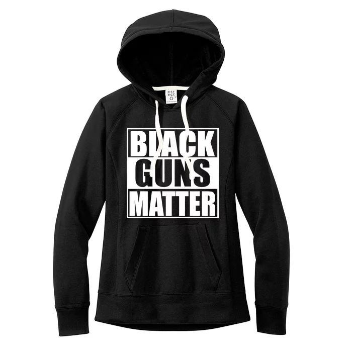 Black Guns Matter 2nd Amendment Women's Fleece Hoodie