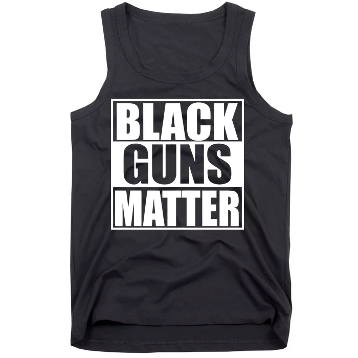 Black Guns Matter 2nd Amendment Tank Top