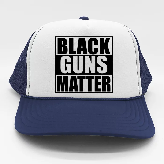 Black Guns Matter 2nd Amendment Trucker Hat