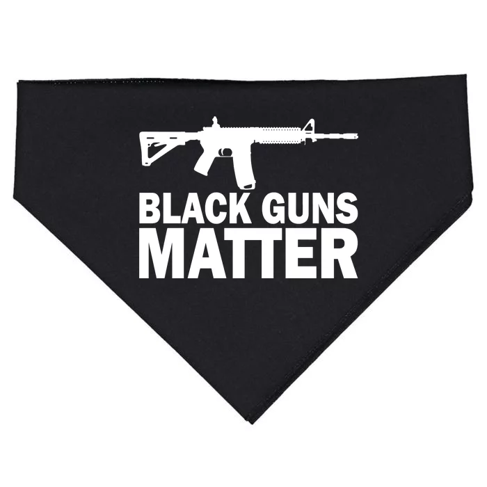 Black Guns Matter AR-15 USA-Made Doggie Bandana