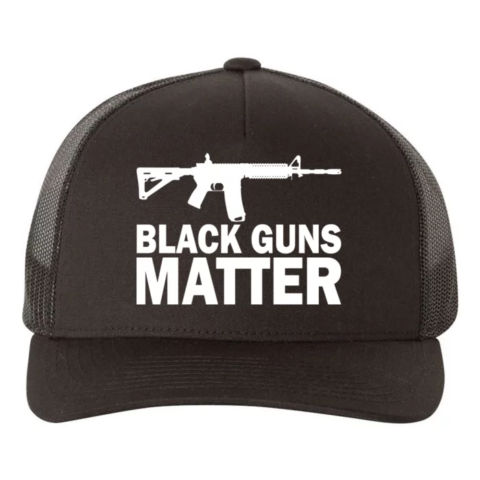 Black Guns Matter AR-15 Yupoong Adult 5-Panel Trucker Hat