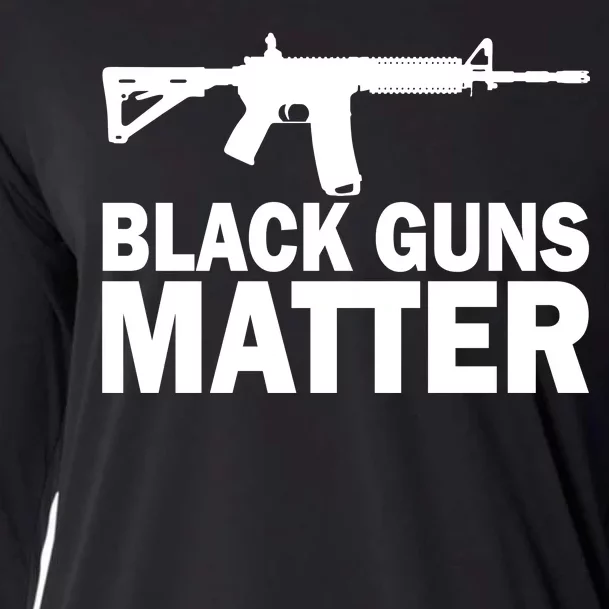 Black Guns Matter AR-15 Cooling Performance Long Sleeve Crew