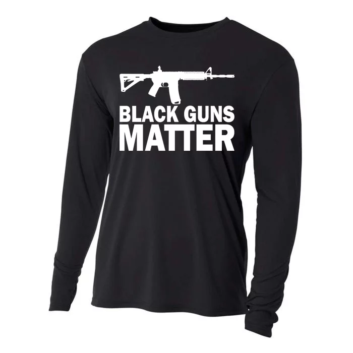 Black Guns Matter AR-15 Cooling Performance Long Sleeve Crew