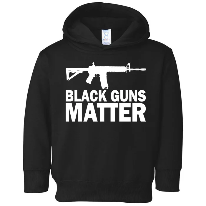 Black Guns Matter AR-15 Toddler Hoodie