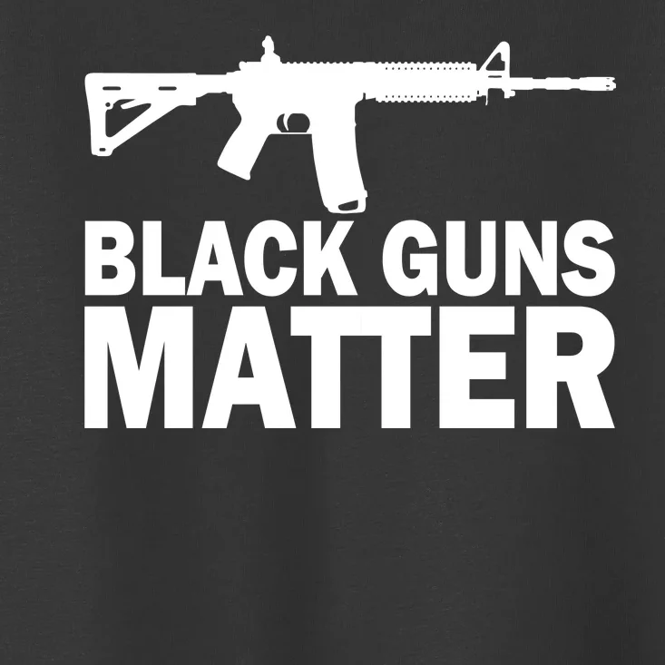 Black Guns Matter AR-15 Toddler T-Shirt