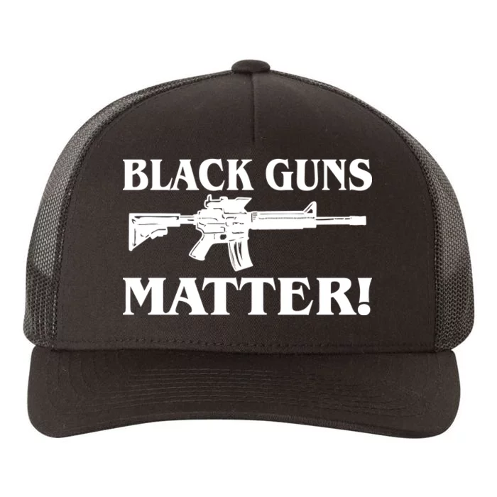 Black Guns Matter AR-15 2nd Amendment Yupoong Adult 5-Panel Trucker Hat