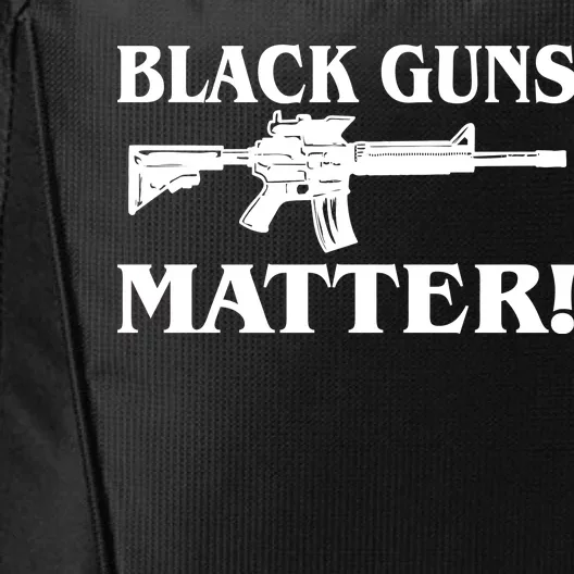 Black Guns Matter AR-15 2nd Amendment City Backpack