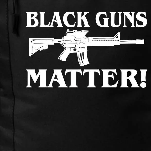 Black Guns Matter AR-15 2nd Amendment Daily Commute Backpack