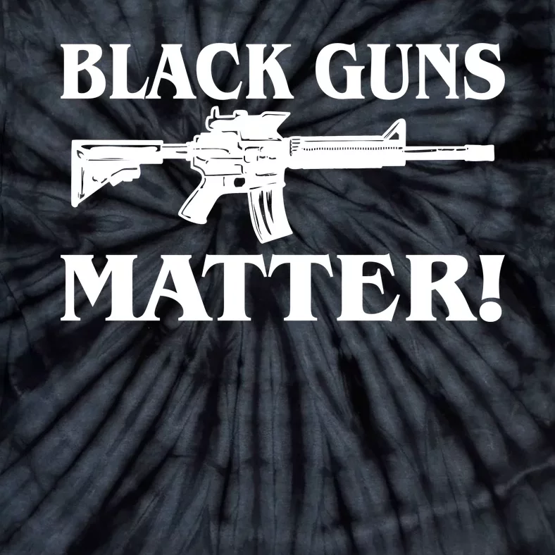 Black Guns Matter AR-15 2nd Amendment Tie-Dye T-Shirt