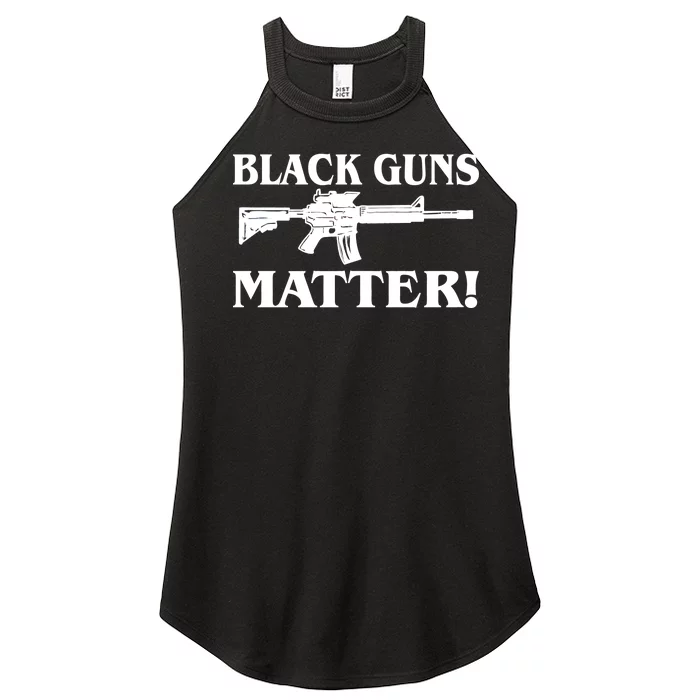 Black Guns Matter AR-15 2nd Amendment Women’s Perfect Tri Rocker Tank