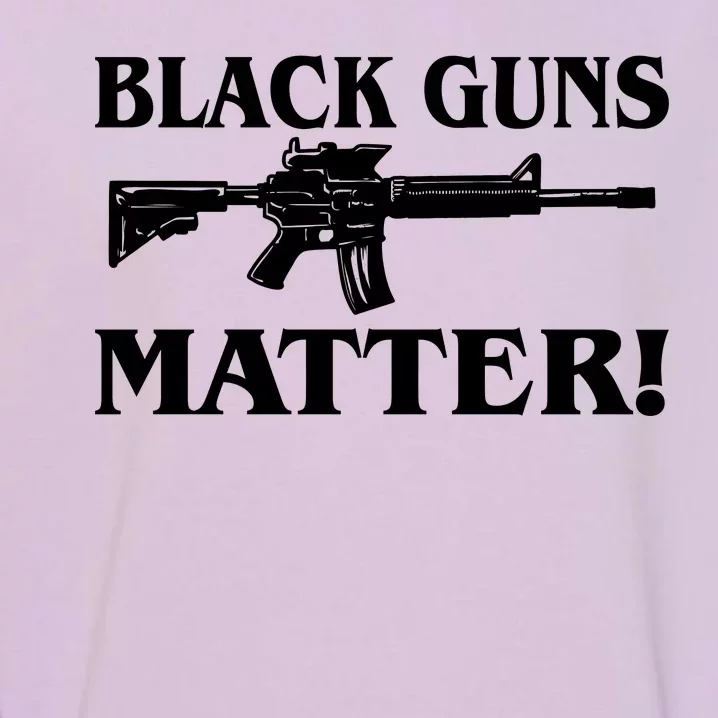 Black Guns Matter AR-15 2nd Amendment Garment-Dyed Sweatshirt