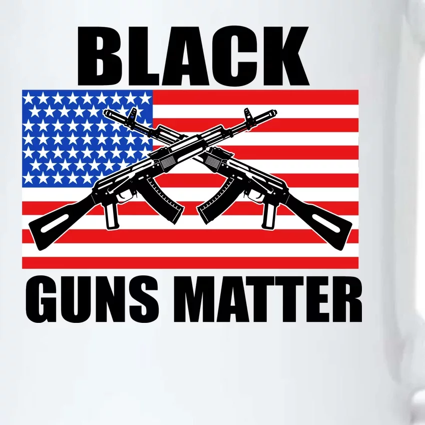 Black Guns Matter USA 2nd Amendment Black Color Changing Mug