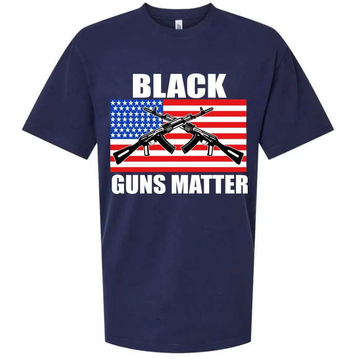 Black Guns Matter USA 2nd Amendment Sueded Cloud Jersey T-Shirt