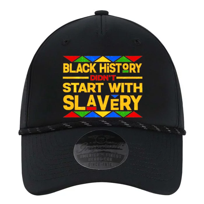 Black History Didn't Start With Slavery Performance The Dyno Cap