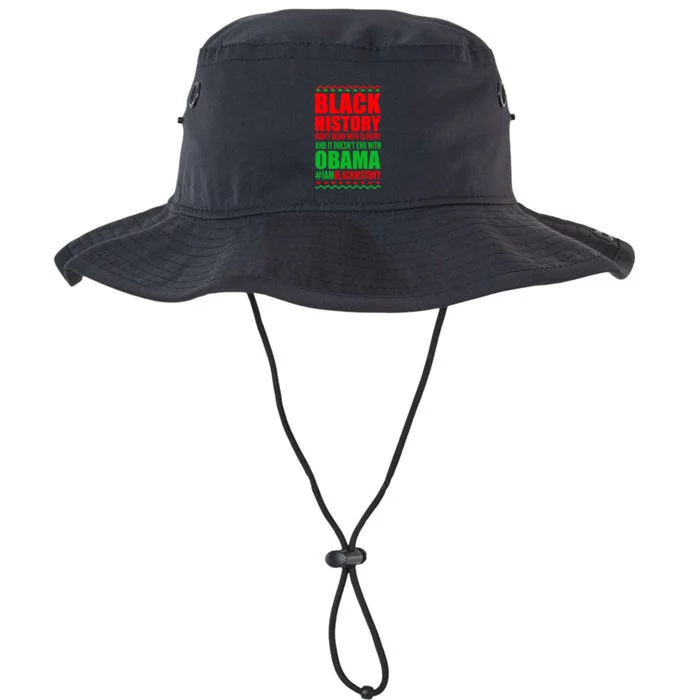 Black History Doesn't End With Obama Legacy Cool Fit Booney Bucket Hat