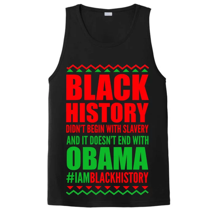 Black History Doesn't End With Obama Performance Tank