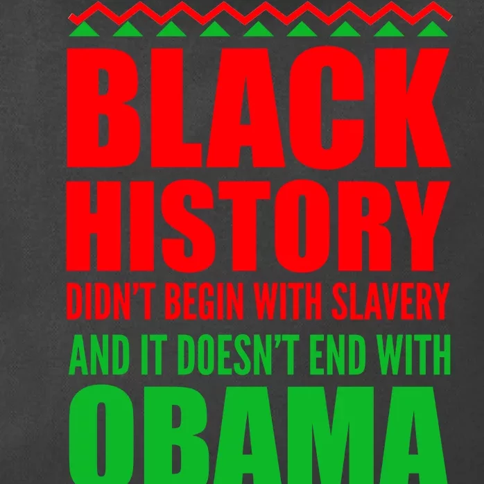 Black History Doesn't End With Obama Zip Tote Bag