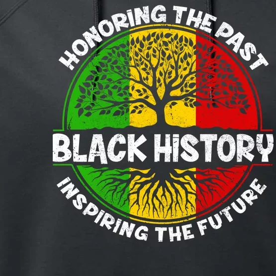 Black History Honoring The Past Performance Fleece Hoodie