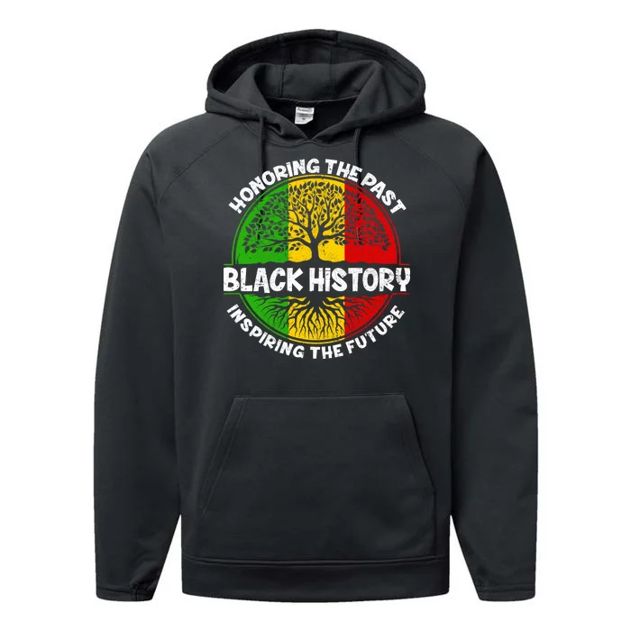 Black History Honoring The Past Performance Fleece Hoodie