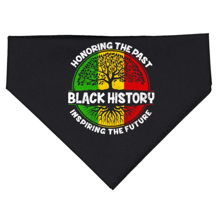 Black History Honoring The Past USA-Made Doggie Bandana