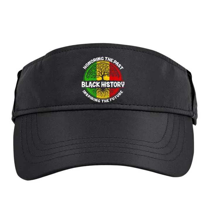 Black History Honoring The Past Adult Drive Performance Visor