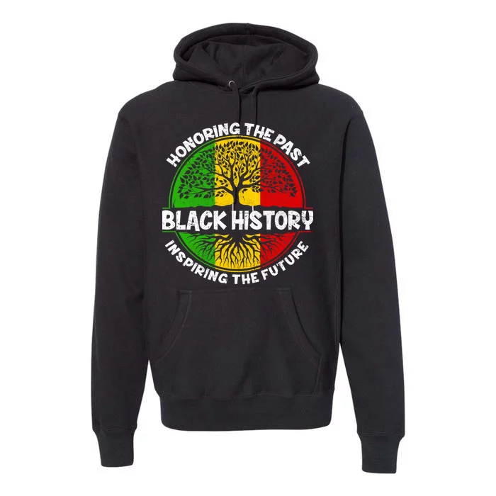 Black History Honoring The Past Premium Hoodie