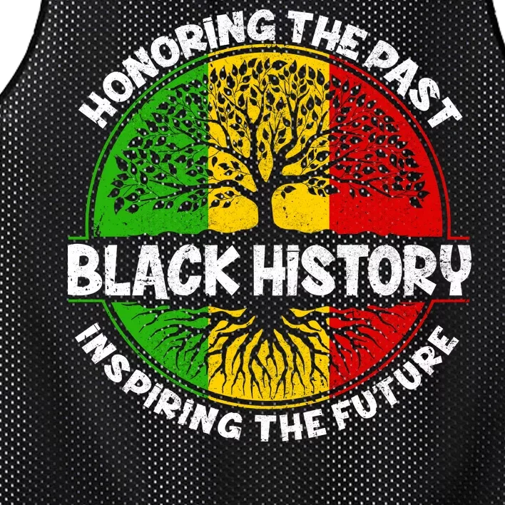 Black History Honoring The Past Mesh Reversible Basketball Jersey Tank