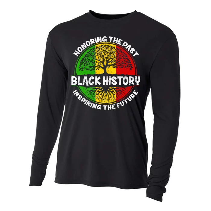 Black History Honoring The Past Cooling Performance Long Sleeve Crew