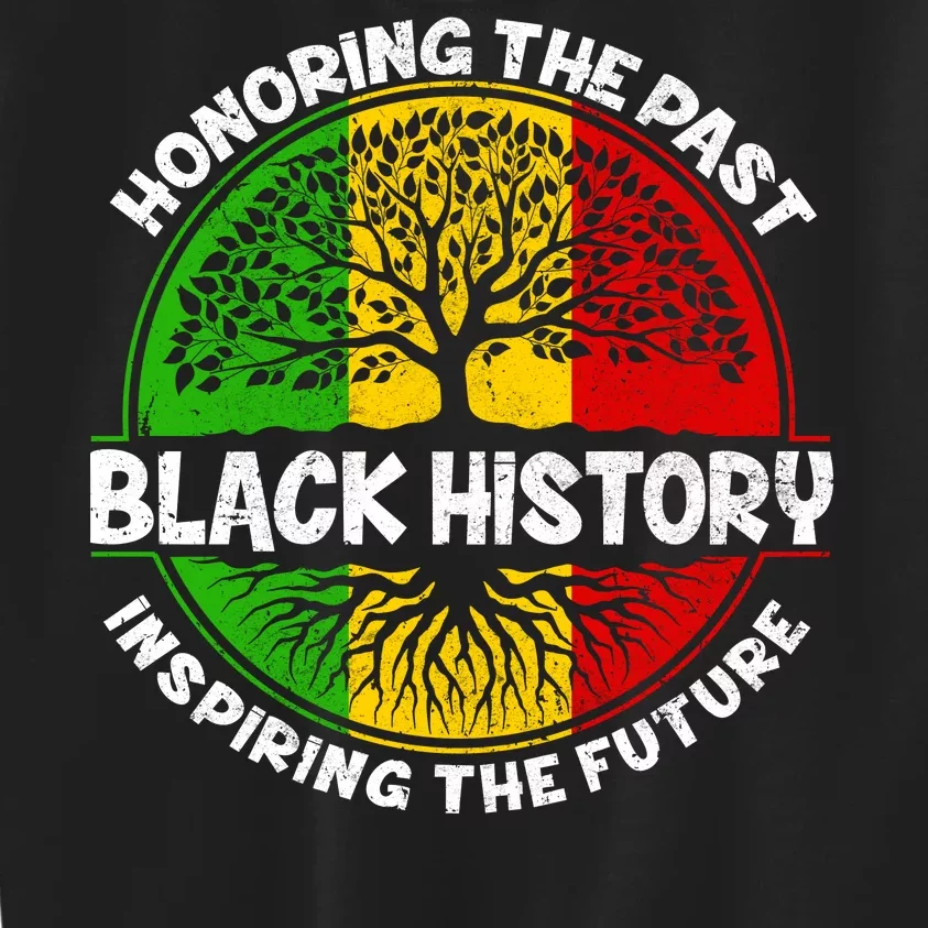 Black History Honoring The Past Kids Sweatshirt