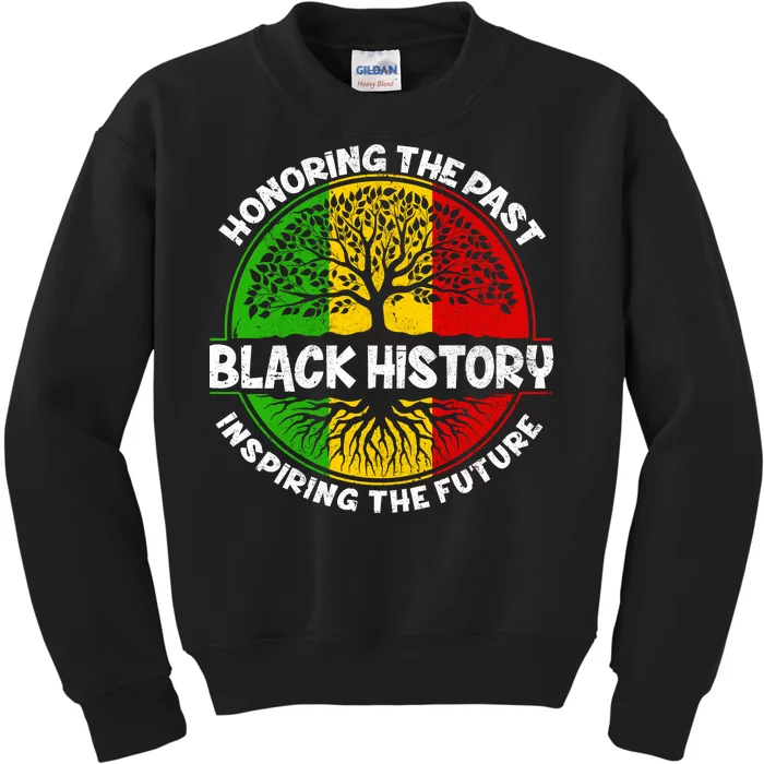 Black History Honoring The Past Kids Sweatshirt