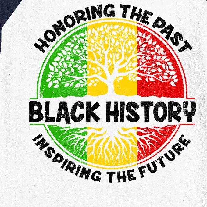 Black History Honoring The Past Baseball Sleeve Shirt