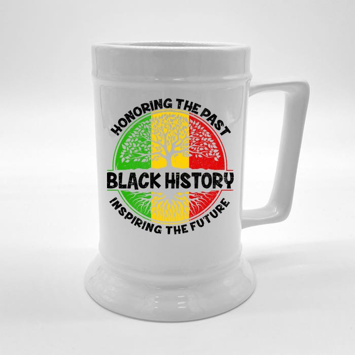 Black History Honoring The Past Front & Back Beer Stein