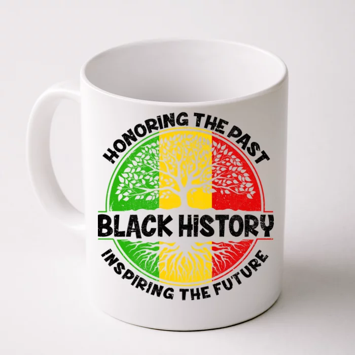 Black History Honoring The Past Front & Back Coffee Mug