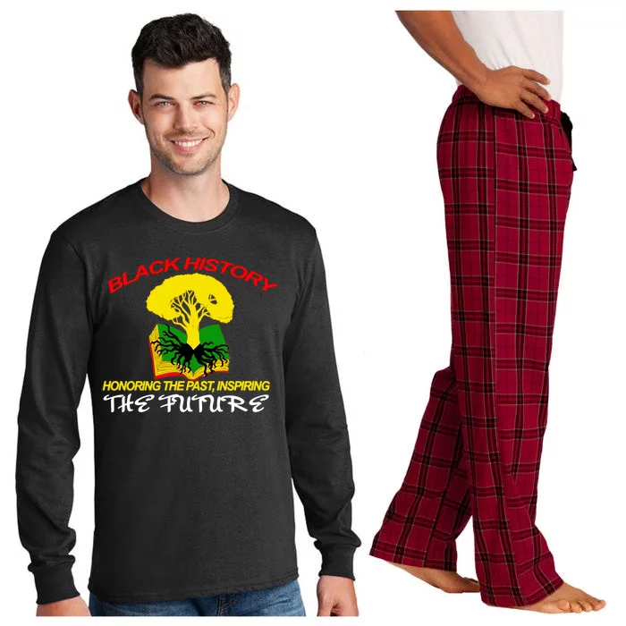 Black History Honoring The Past Inspiring The Future Long Sleeve Pajama Set