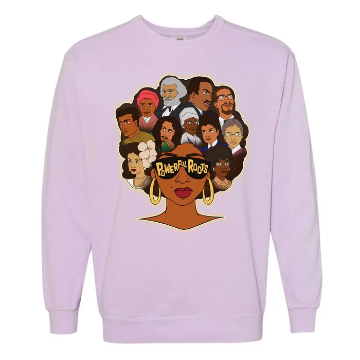 Black History I Love My Powerful Roots Garment-Dyed Sweatshirt