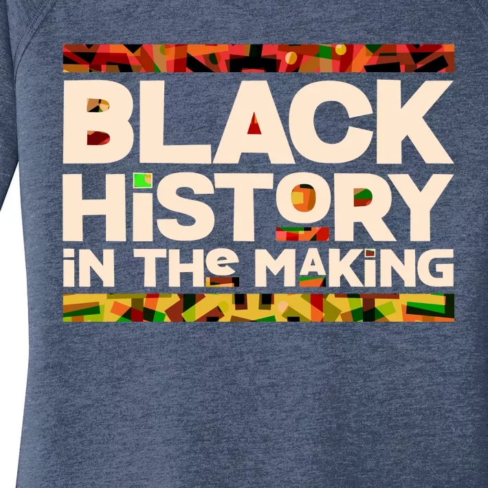 Black History In The Making Women's Perfect Tri Tunic Long Sleeve Shirt