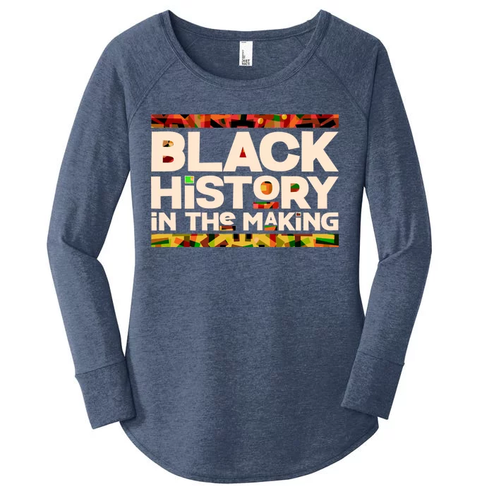 Black History In The Making Women's Perfect Tri Tunic Long Sleeve Shirt