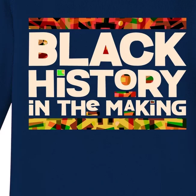 Black History In The Making Baby Long Sleeve Bodysuit