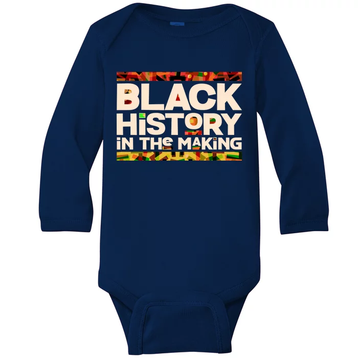 Black History In The Making Baby Long Sleeve Bodysuit