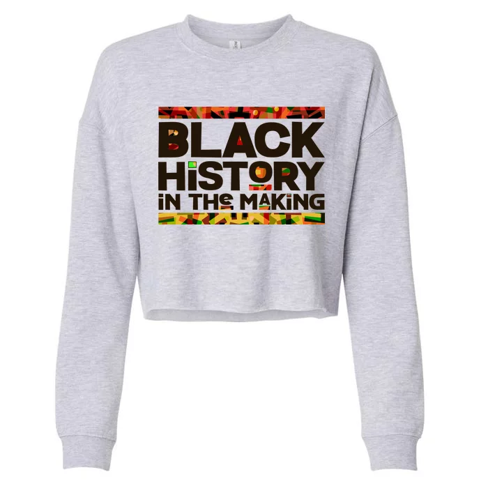 Black History In The Making Cropped Pullover Crew