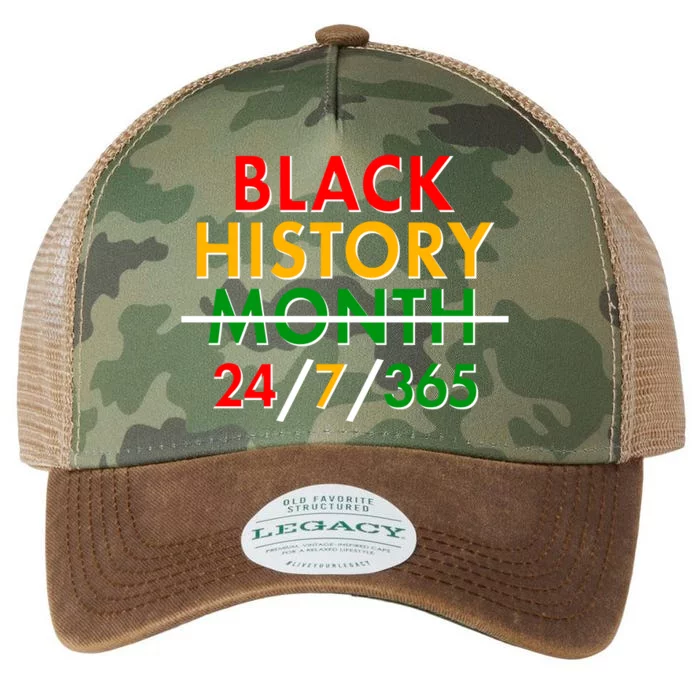 Black History Is 24/7/365 More Than A Month Legacy Tie Dye Trucker Hat