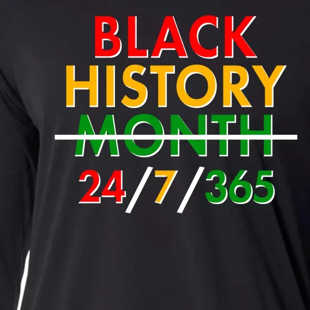 Black History Is 24/7/365 More Than A Month Cooling Performance Long Sleeve Crew