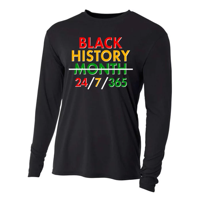 Black History Is 24/7/365 More Than A Month Cooling Performance Long Sleeve Crew