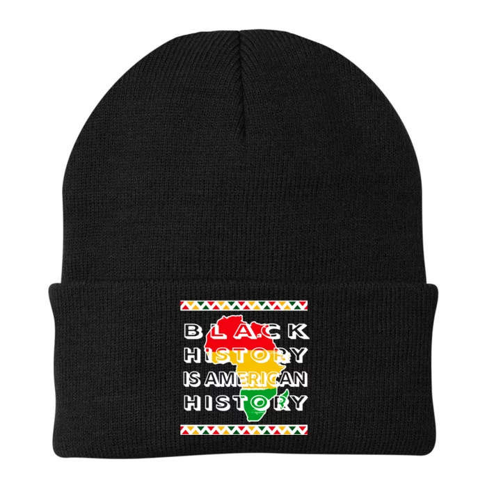 Black History Is American History Knit Cap Winter Beanie