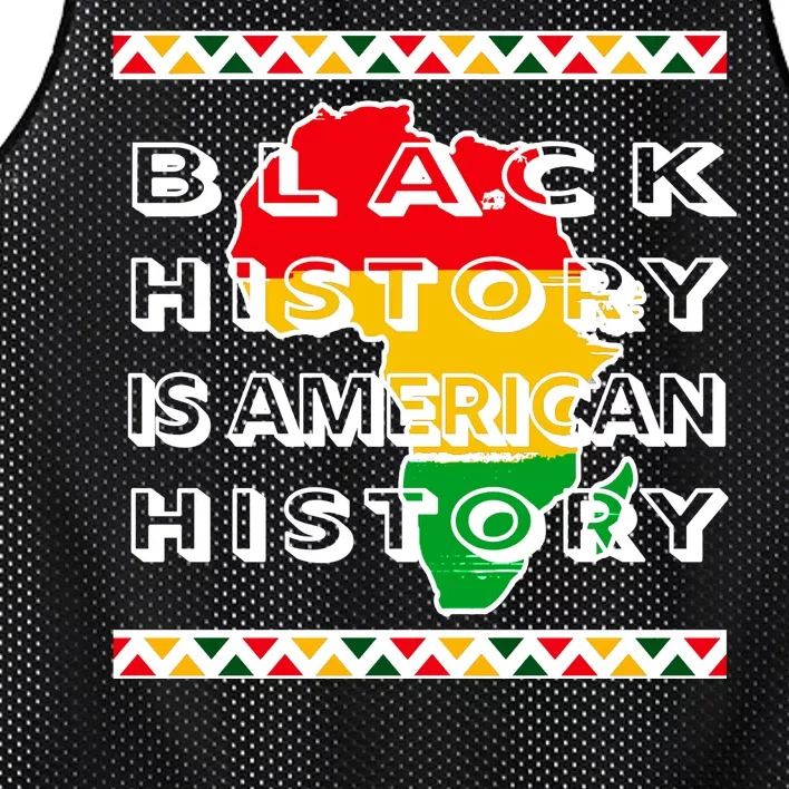 Black History Is American History Mesh Reversible Basketball Jersey Tank