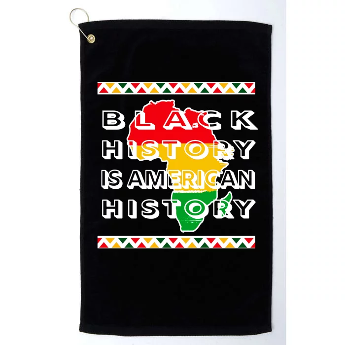 Black History Is American History Platinum Collection Golf Towel