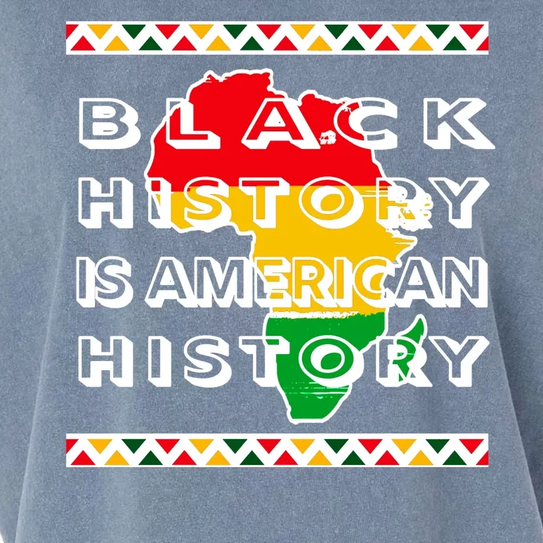 Black History Is American History Garment-Dyed Women's Muscle Tee