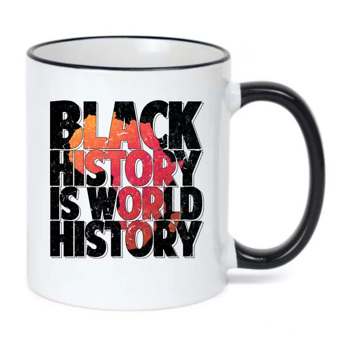 Black History Is World History Black Color Changing Mug